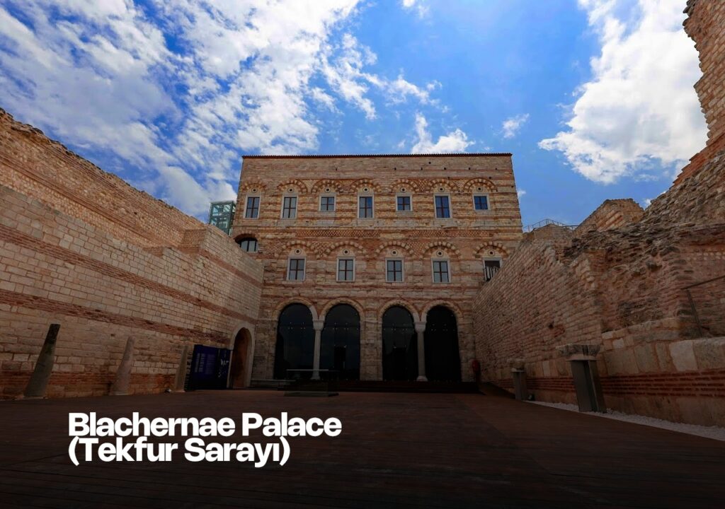 The remaining part of Blachernae Palace, also known as Tekfur Sarayı, in Istanbul.